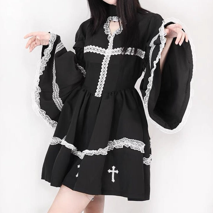 7/17までの値下げ】Holy Lacy Doll Tiered Dress | sanjuandedios.ec