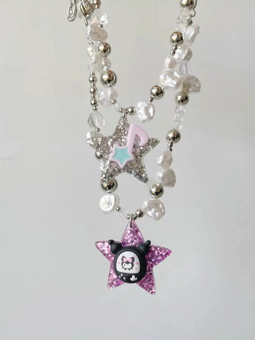 Anime Kawaii Sanrio Hello Kitty Bracelet Charms Metal Beads Making Kit Kids  Gift Jewelry Accessories - Walmart.com