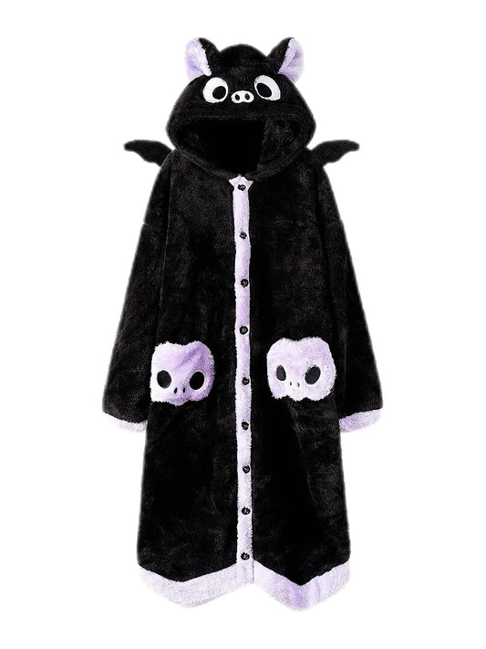 'Batsy' Kawaii Fleeced Bear Pattern Warm Pjms AlielNosirrah