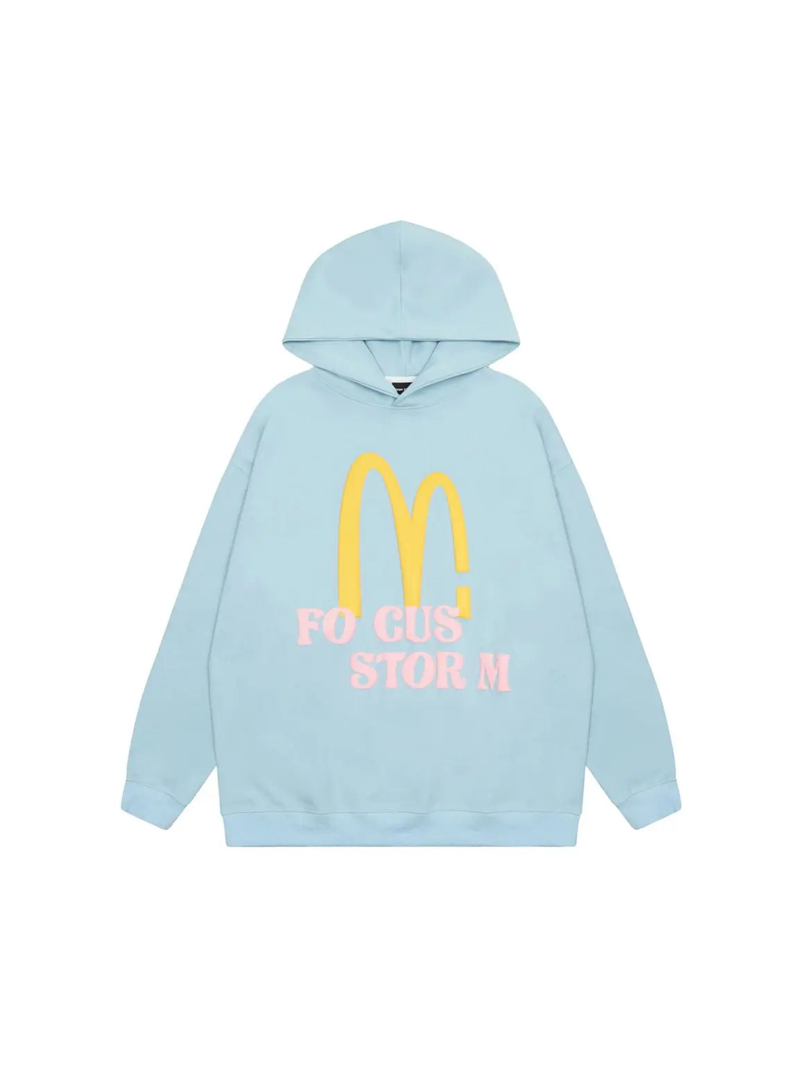 'Big Mac' Kawaii Streetstyle Fleeced Oversized Hoodie AlielNosirrah