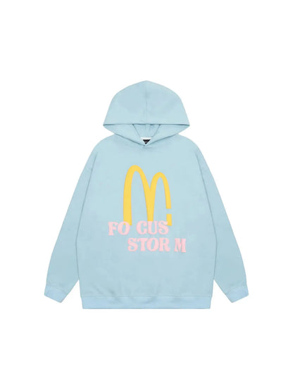 'Big Mac' Kawaii Streetstyle Fleeced Oversized Hoodie AlielNosirrah