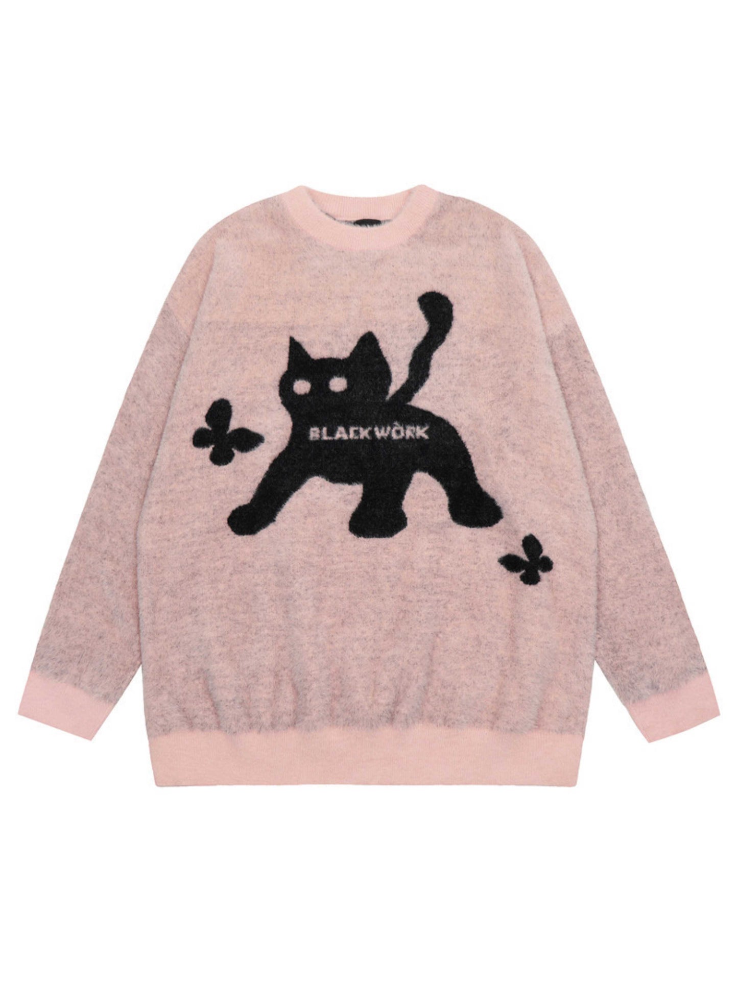 'Black Cat Market' Cat Prints Sweater AlielNosirrah