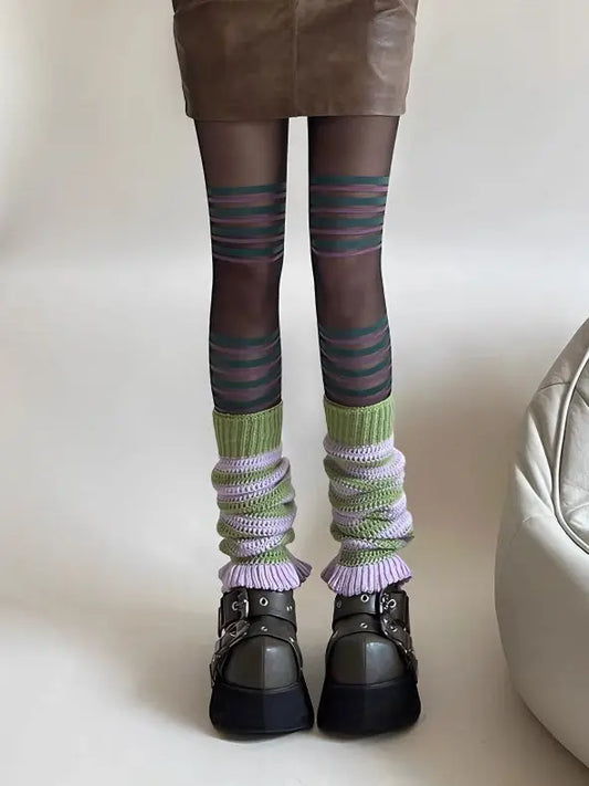 AlielNosirrah- 'Moeee' Kawaii Kitten Face Tights