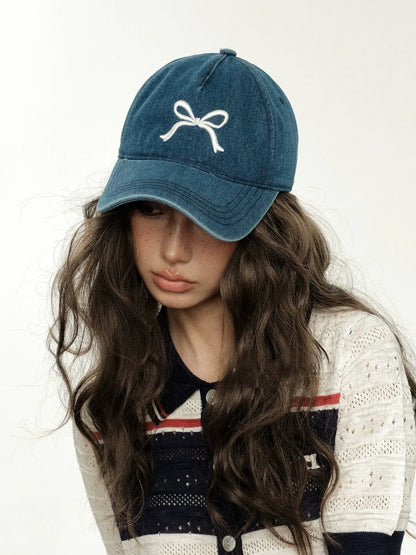 'Bubble' Streetstyle Coquette Ribbon Baseball Cap AlielNosirrah