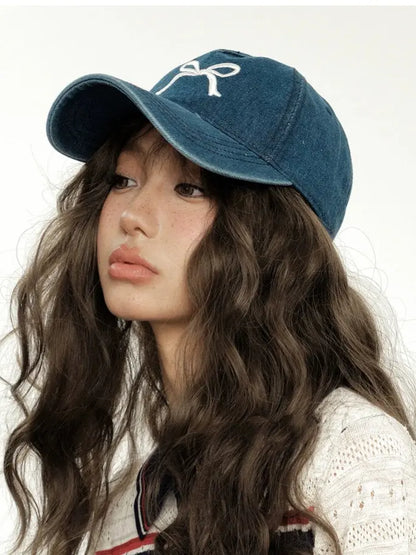 'Bubble' Streetstyle Coquette Ribbon Baseball Cap AlielNosirrah