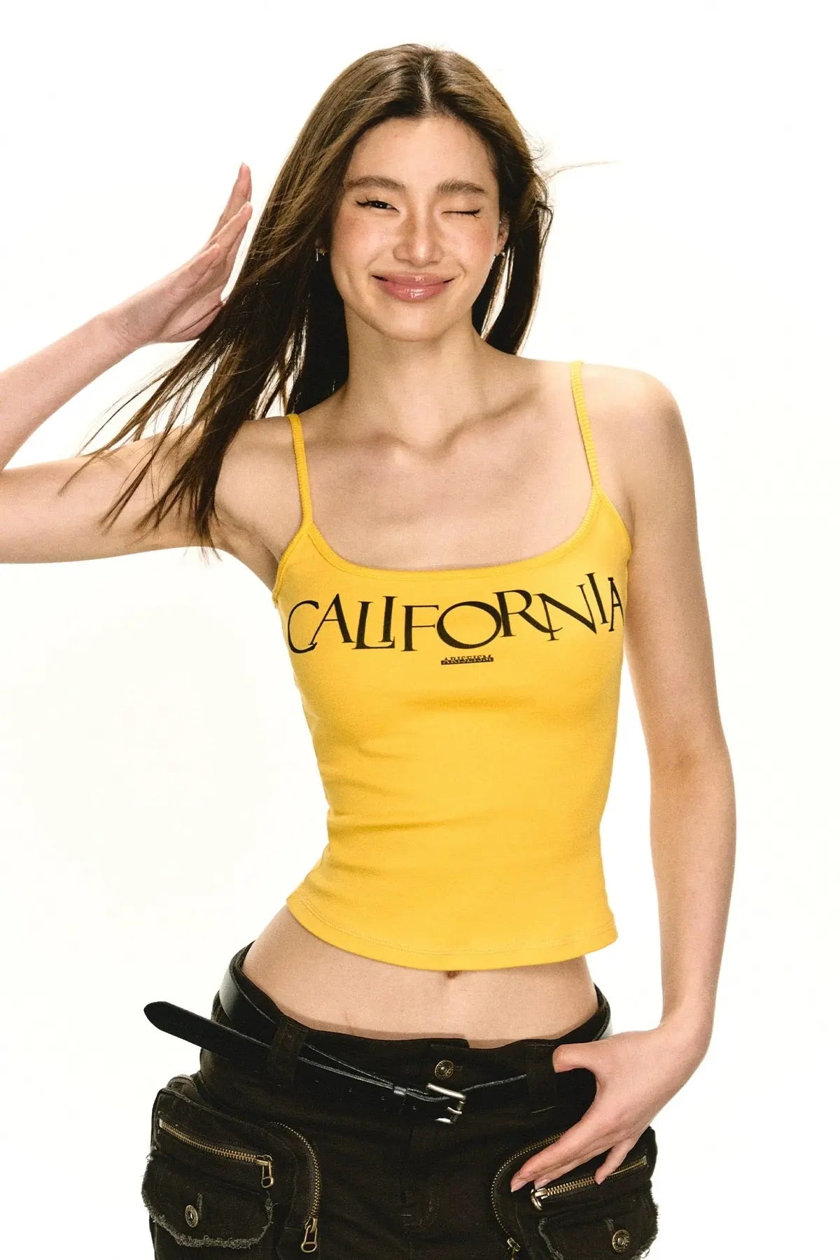 'California Sunshine' Streetstyle Yellow Hotties Cami Top AlielNosirrah