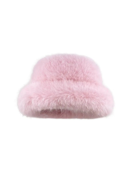 'Cotton Candy' Y2k Fluffy Pastel Hat AlielNosirrah