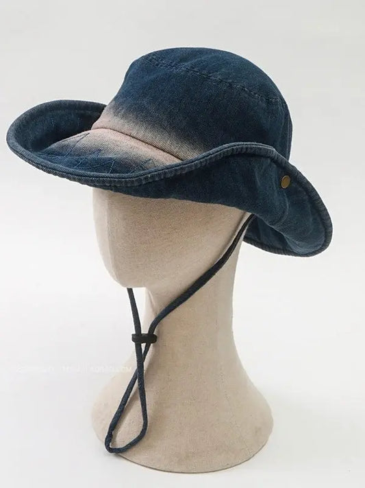 'Cow Girl' Streetstyle Distressed Fishing Hat AlielNosirrah