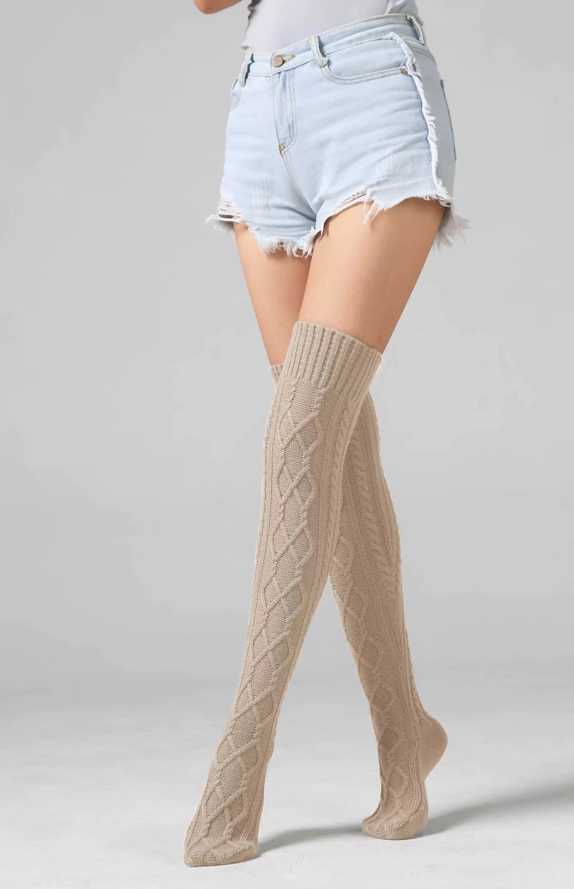 'Cozy Home' Loungewear Soft Knitted Legwarmers AlielNosirrah