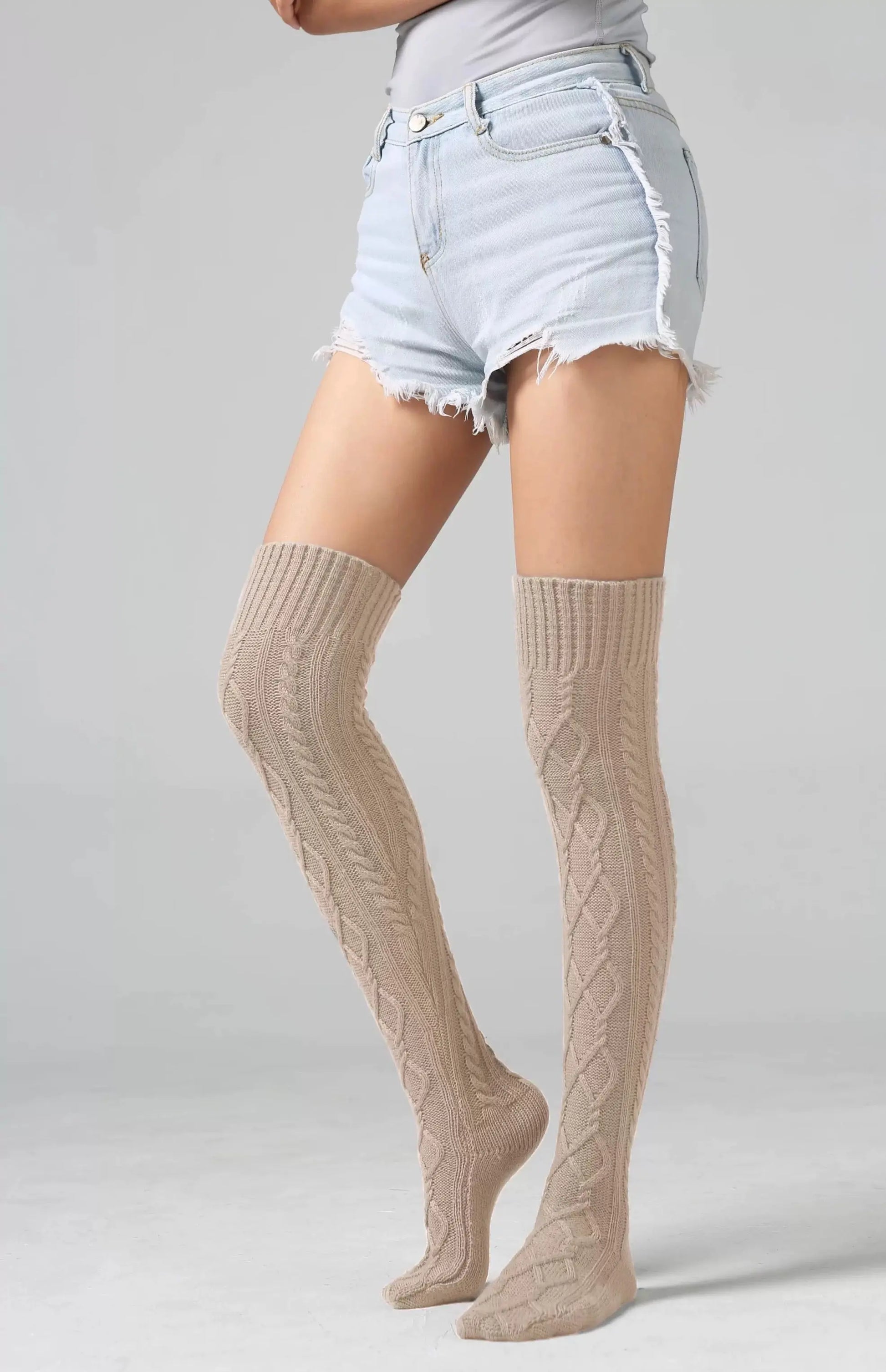 'Cozy Home' Loungewear Soft Knitted Legwarmers AlielNosirrah