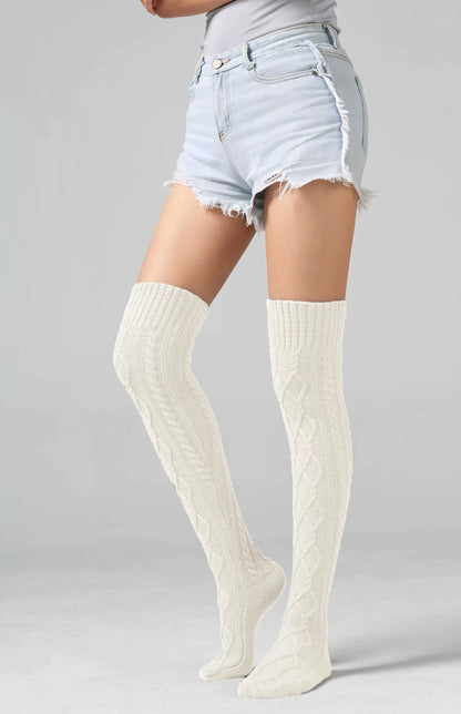 'Cozy Home' Loungewear Soft Knitted Legwarmers AlielNosirrah