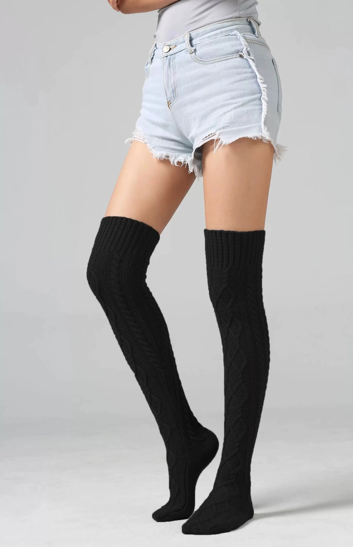 'Cozy Home' Loungewear Soft Knitted Legwarmers AlielNosirrah