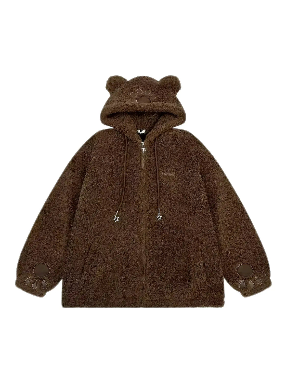 'Ginger Bear' Kawaii Streetstyle Fleeced Hoodie AlielNosirrah