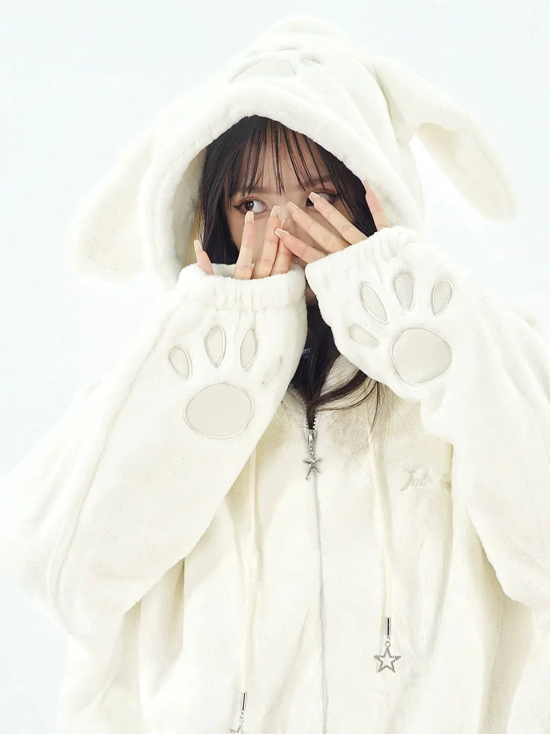 'Ginger Bear' Kawaii Streetstyle Fleeced Hoodie AlielNosirrah