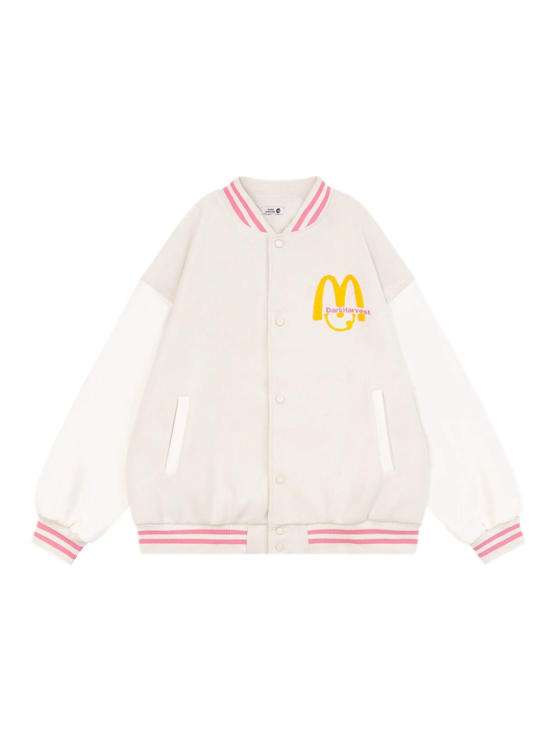 'Harvest' Kawaii Streetstyle Baseball Fleeced Bomber Jacket AlielNosirrah