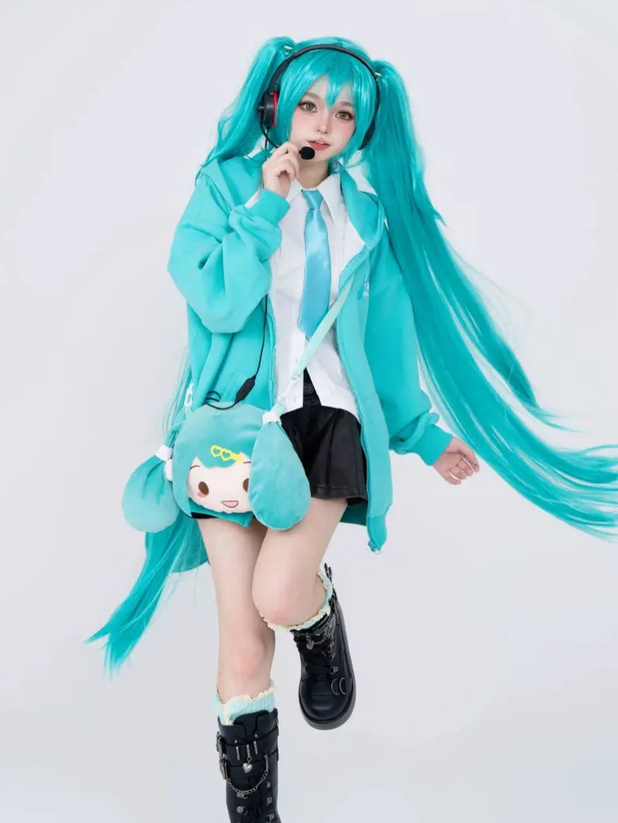 'Hatsune’ Kawaii Streetstyle Fleeced Rabbit Ears Hoodie AlielNosirrah