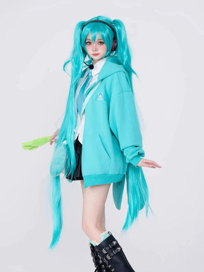 'Hatsune’ Kawaii Streetstyle Fleeced Rabbit Ears Hoodie AlielNosirrah