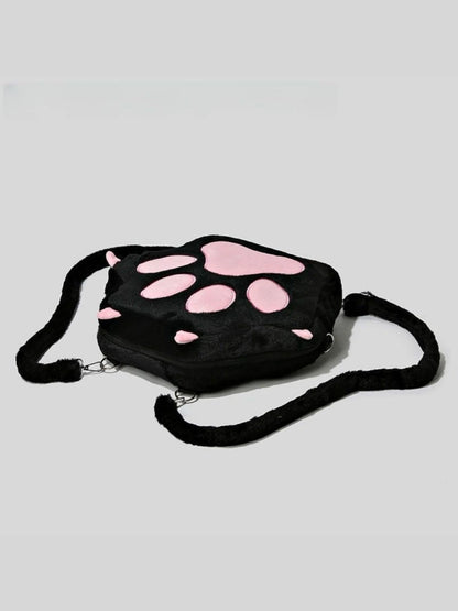 'Hold My Paws' Kawaii Big Volume Cat Paws Fluffy Backpack AlielNosirrah