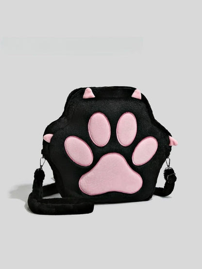 'Hold My Paws' Kawaii Big Volume Cat Paws Fluffy Backpack AlielNosirrah