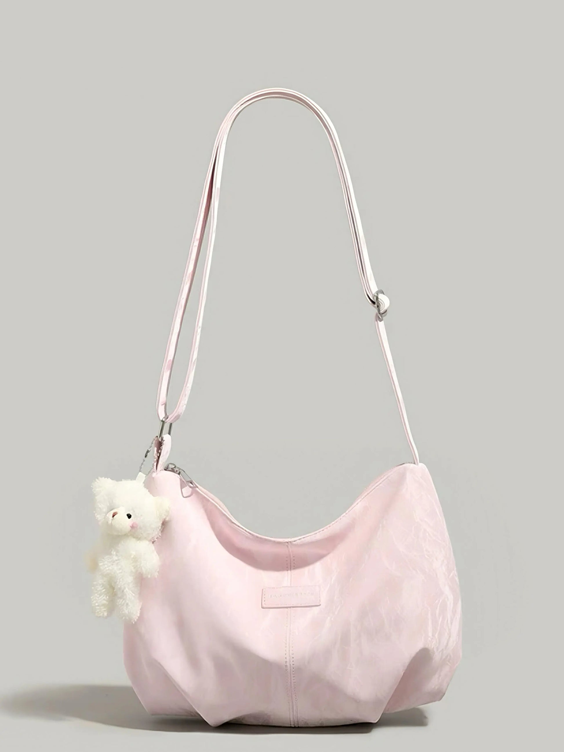 'Ice Peach' Soft Pink Radiant Glow Crossbody Bag AlielNosirrah