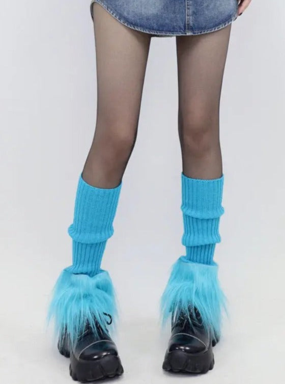 'Jaw Breaker' Y2k Kawaii Pastel Leg Warmers AlielNosirrah