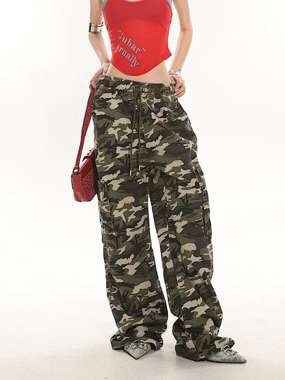 'Jungle' Streetstyle Graffiti Camouflage Oversized Pants AlielNosirrah