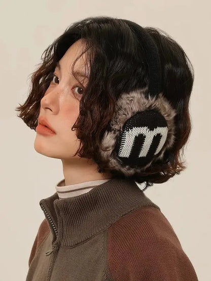 'M& M' Winter Y2k Fluffy Ear Muffs AlielNosirrah