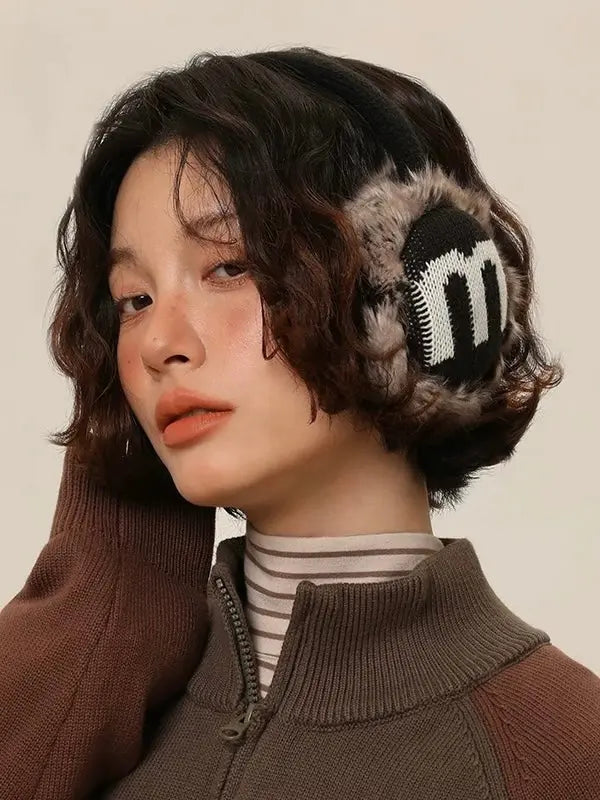 'M& M' Winter Y2k Fluffy Ear Muffs AlielNosirrah