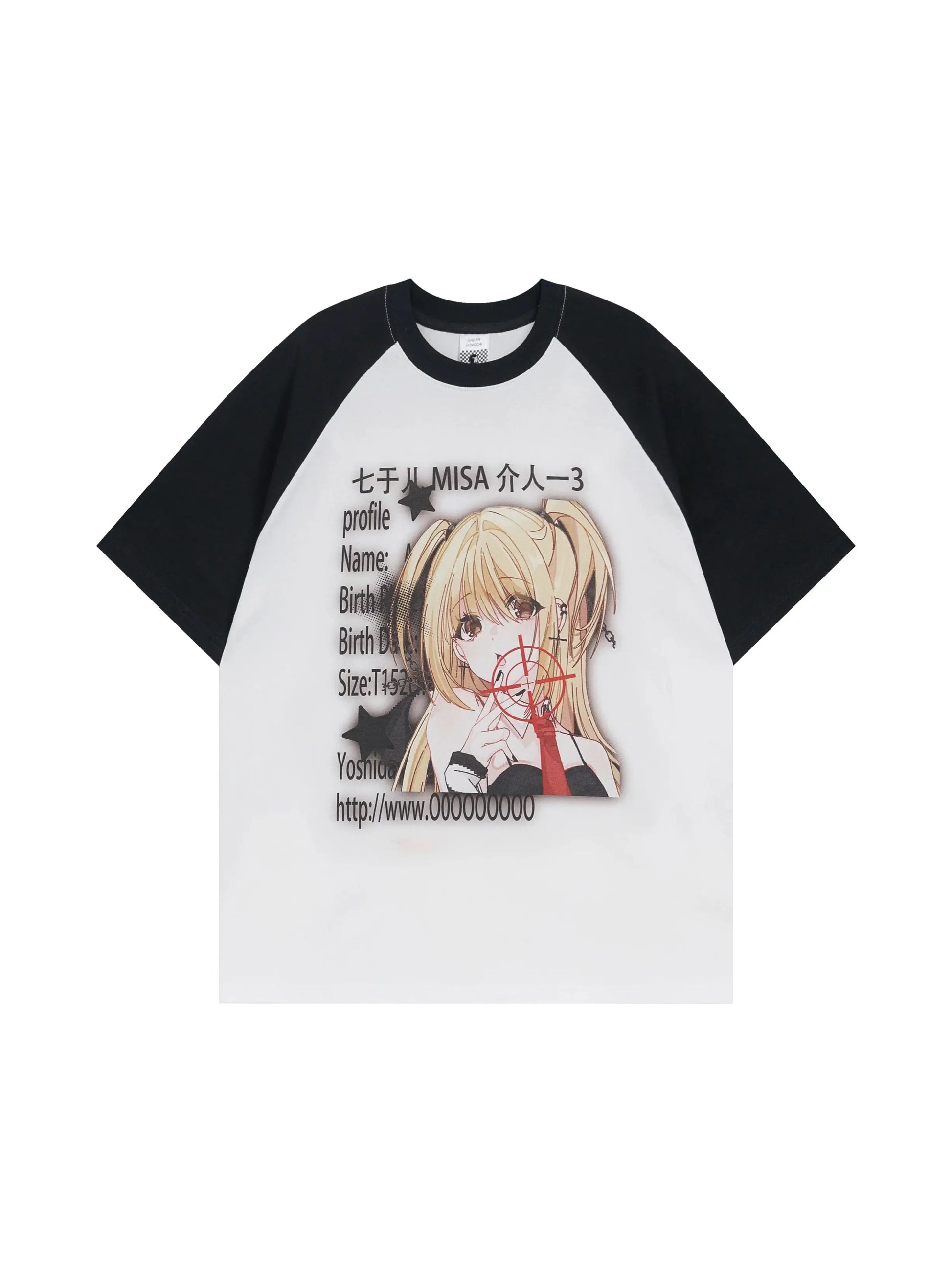 'Misa' Kawaii Streetstyle Anime Girl Shirts AlielNosirrah