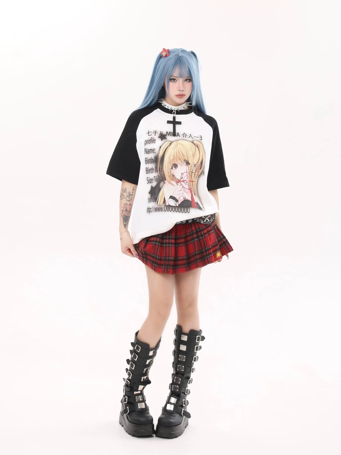 'Misa' Kawaii Streetstyle Anime Girl Shirts AlielNosirrah