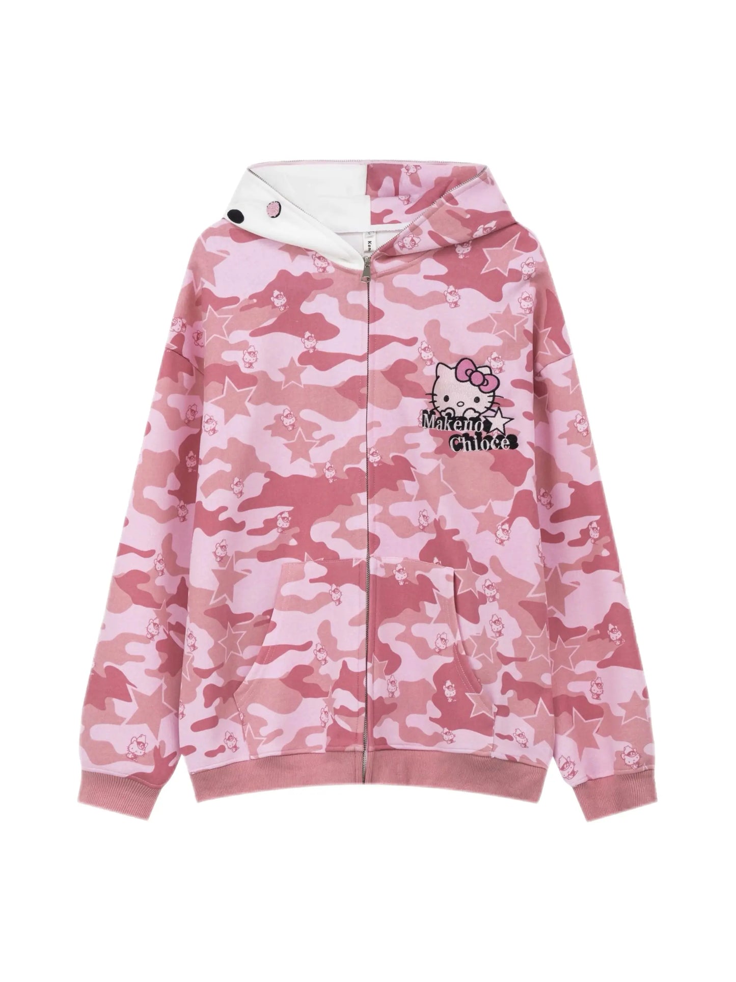 'Mua' Kawaii Streetstyle Camouflage Kitty Hoodie AlielNosirrah