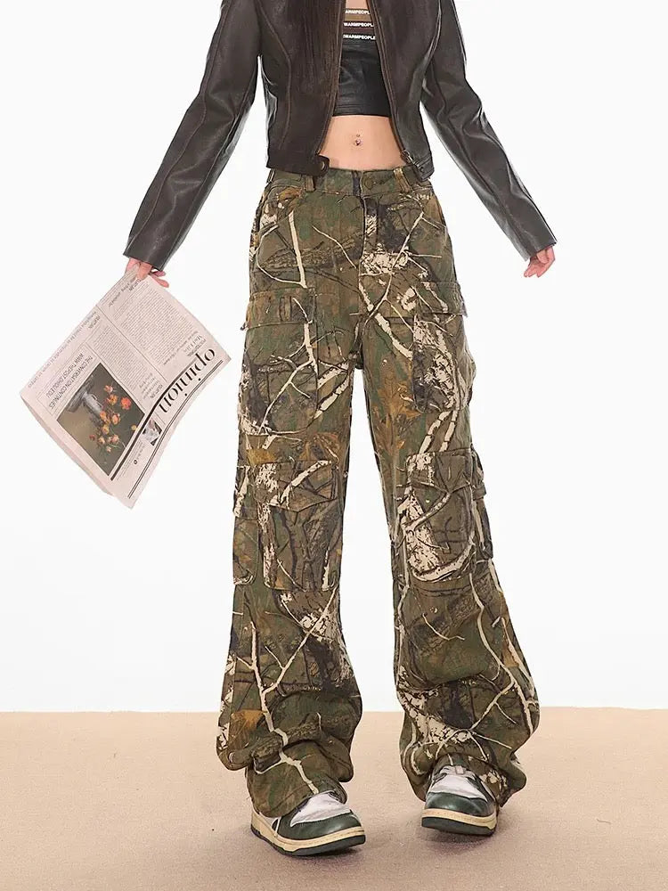 'Nowhere‘ Grunge Streetstyle Graffiti Cargo Pants AlielNosirrah