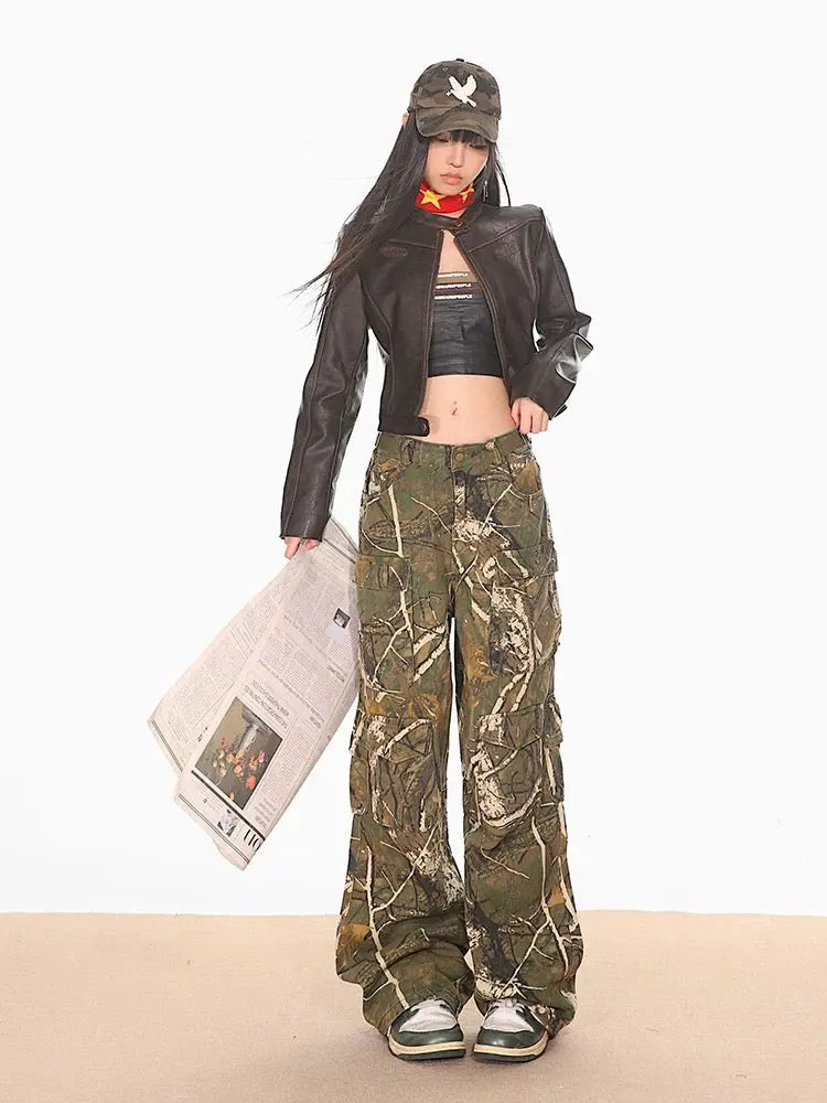 'Nowhere‘ Grunge Streetstyle Graffiti Cargo Pants AlielNosirrah