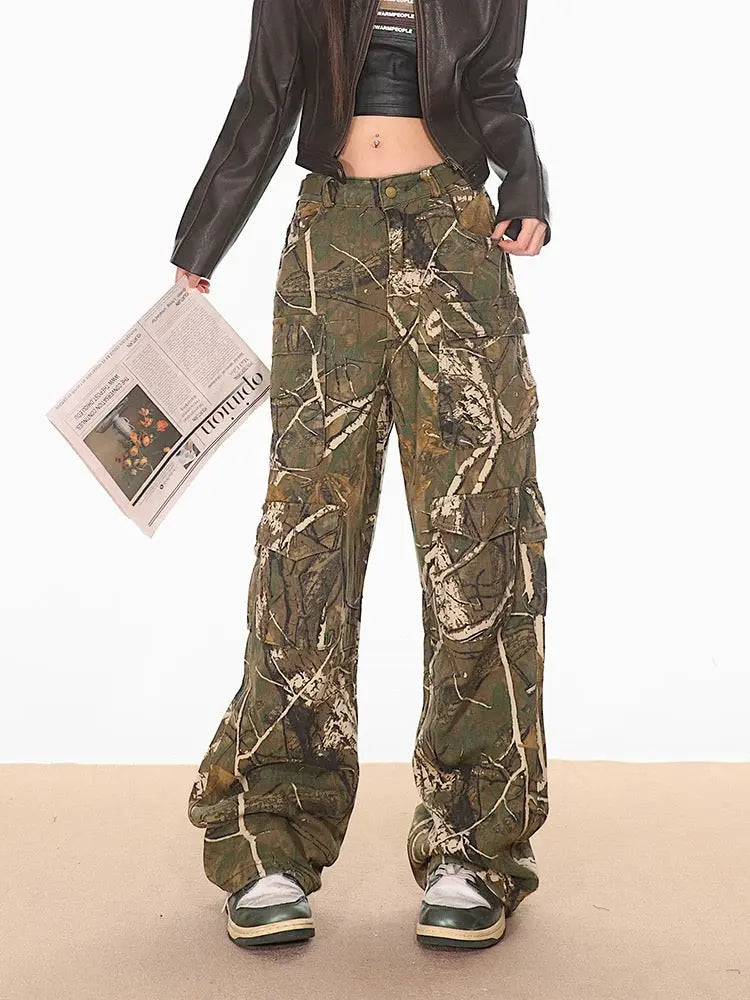 'Nowhere‘ Grunge Streetstyle Graffiti Cargo Pants AlielNosirrah