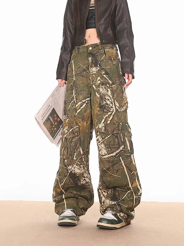 'Nowhere‘ Grunge Streetstyle Graffiti Cargo Pants AlielNosirrah