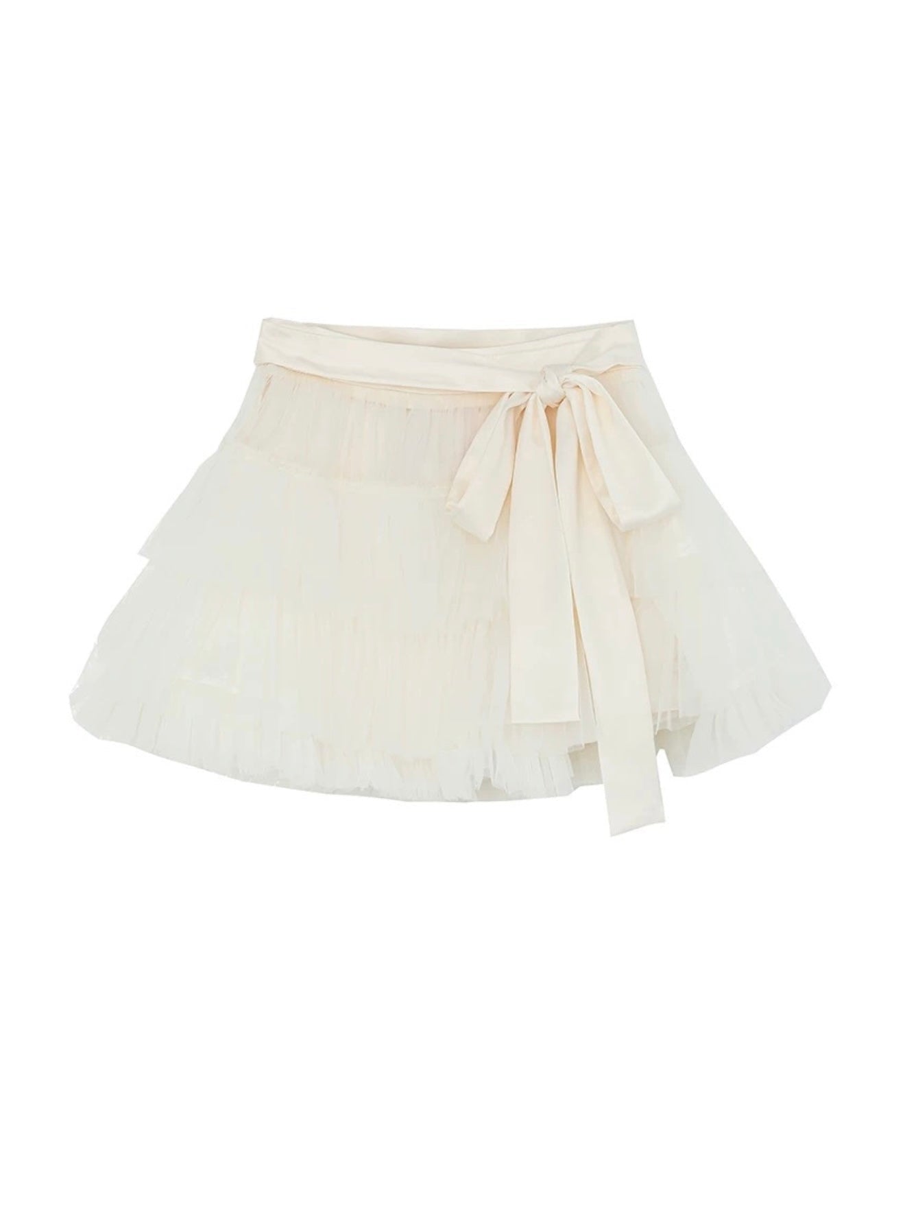 'Nutcracker' Ballet Pompom Bowtie Mini Skirt AlielNosirrah