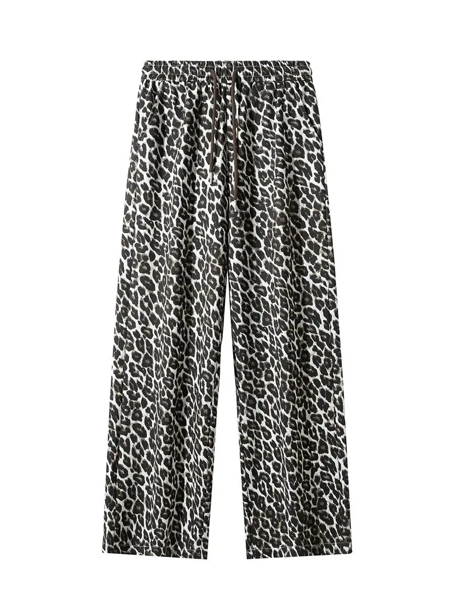 ’Ocelot‘ Y2k Cheetah Print Oversized Cargo Pants AlielNosirrah