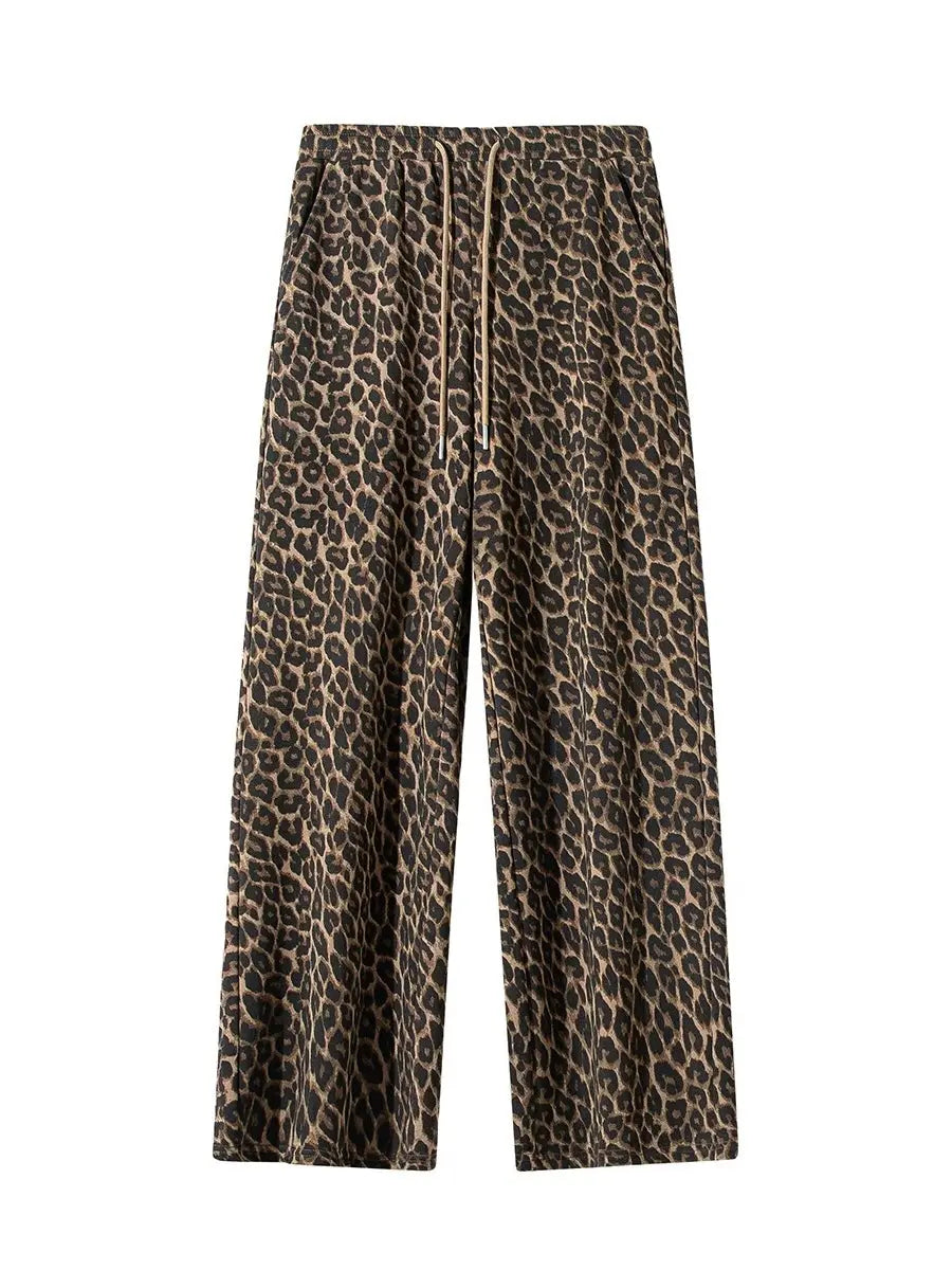 ’Ocelot‘ Y2k Cheetah Print Oversized Cargo Pants AlielNosirrah