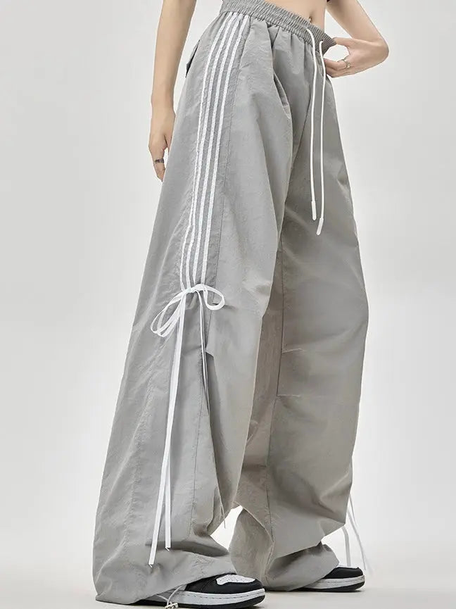 'Pineapple' Streetstyle Oversized Pastel Blokecore Ribbon Pants AlielNosirrah