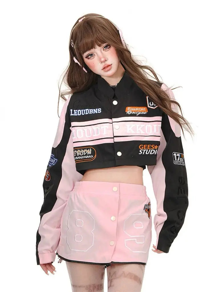 'Speed Racer' Streetstyle Detachable 2 Pcs Oversized Jacket AlielNosirrah