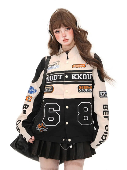 'Speed Racer' Streetstyle Detachable 2 Pcs Oversized Jacket AlielNosirrah