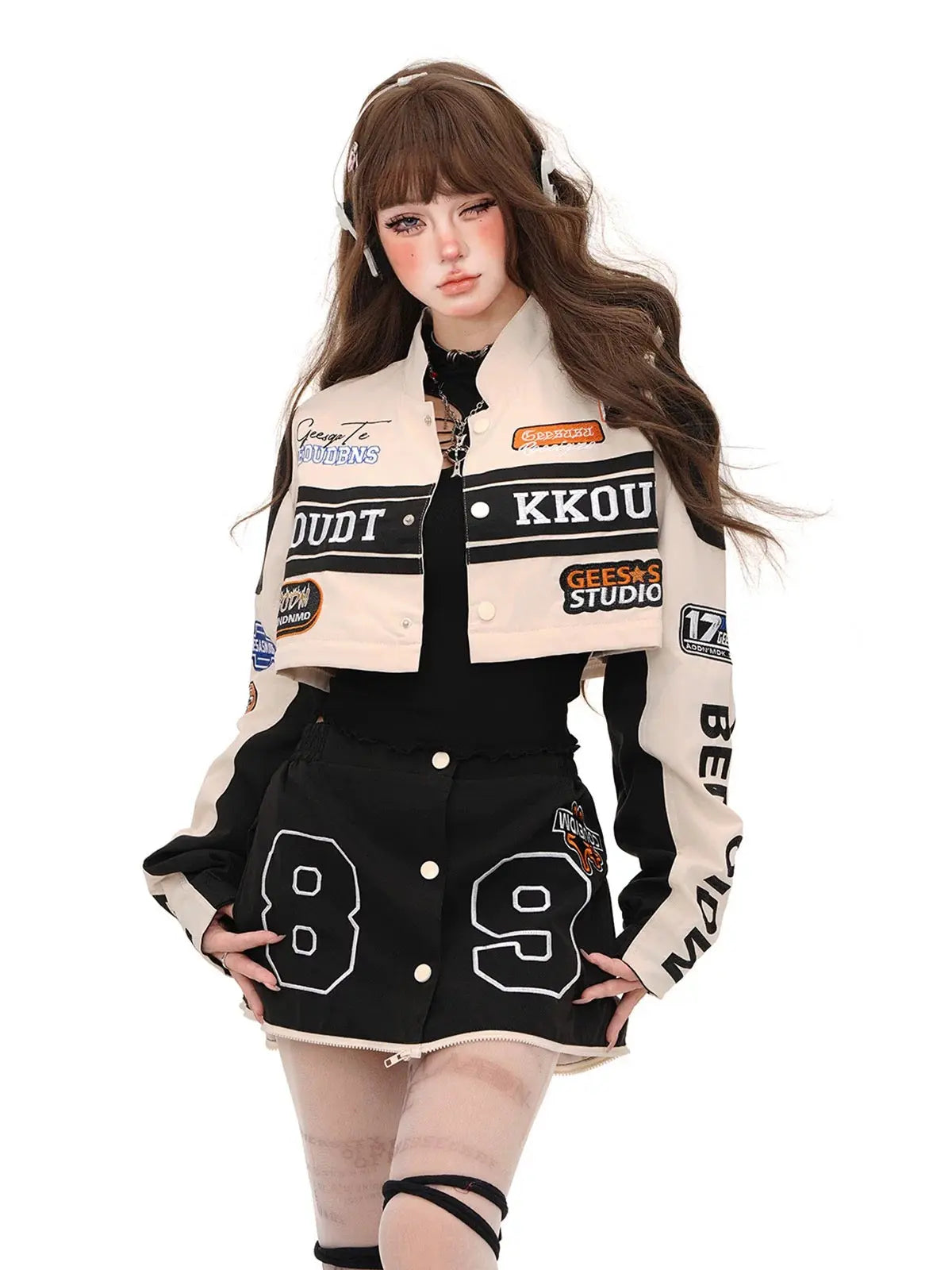 'Speed Racer' Streetstyle Detachable 2 Pcs Oversized Jacket AlielNosirrah