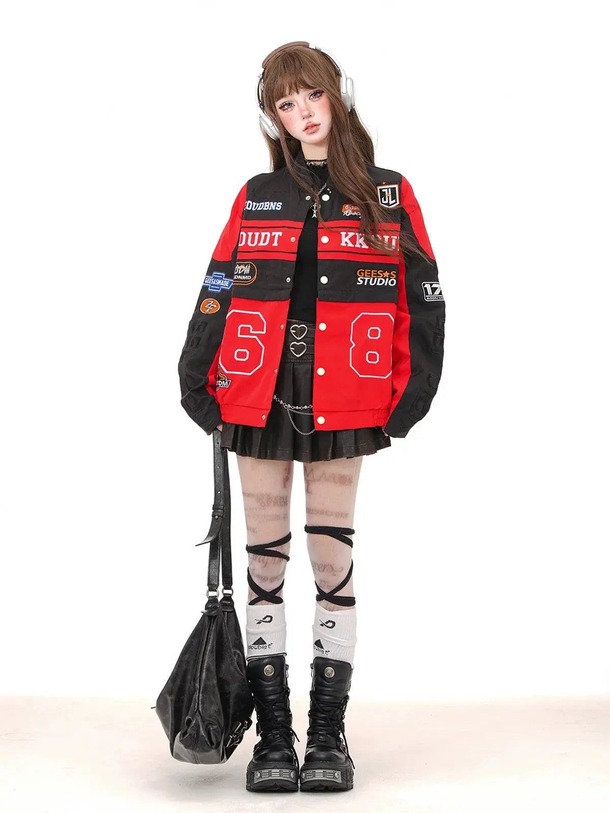 'Speed Racer' Streetstyle Detachable 2 Pcs Oversized Jacket AlielNosirrah