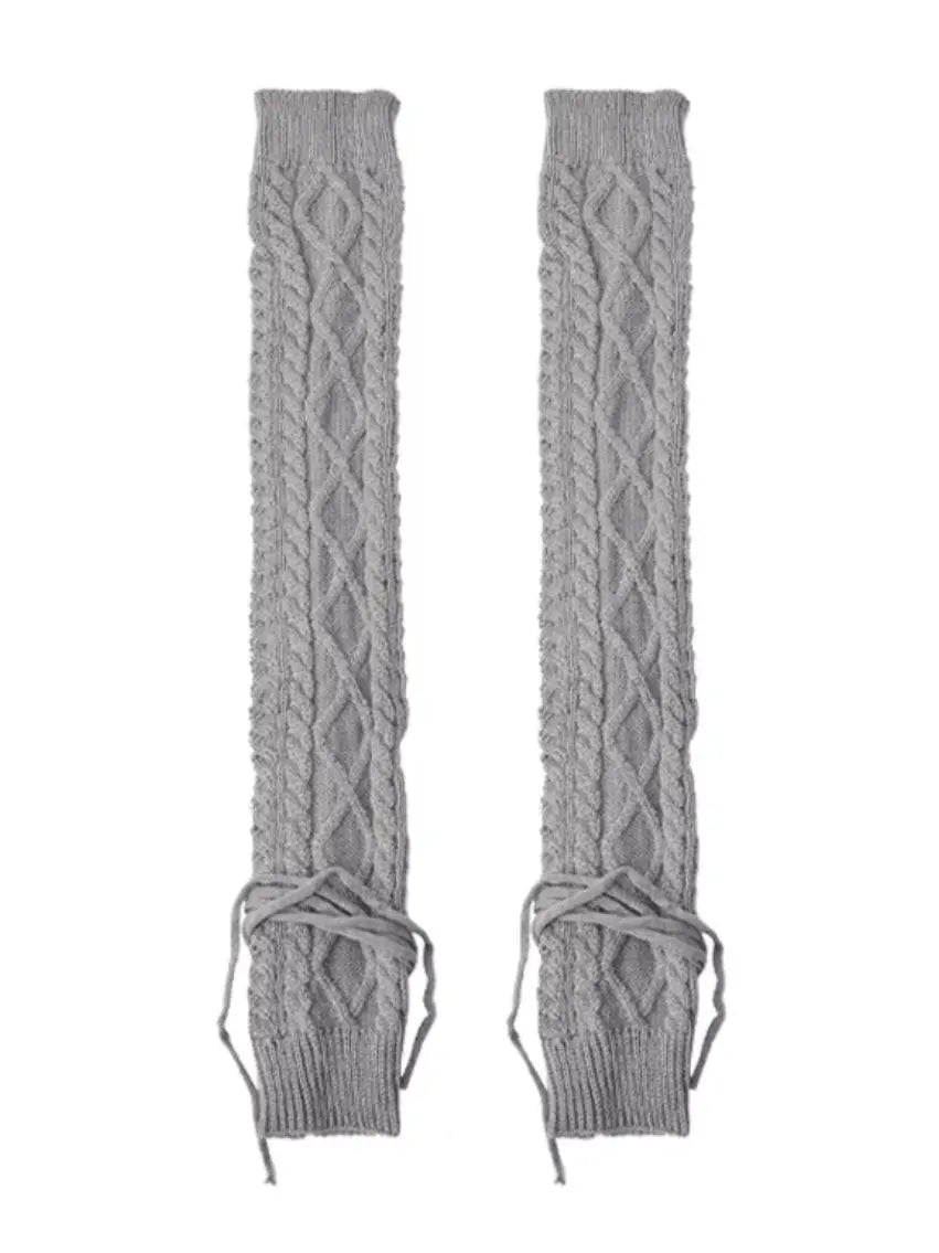 AlielNosirrah- 'Strap-On' Rib-Knit Leg Warmers