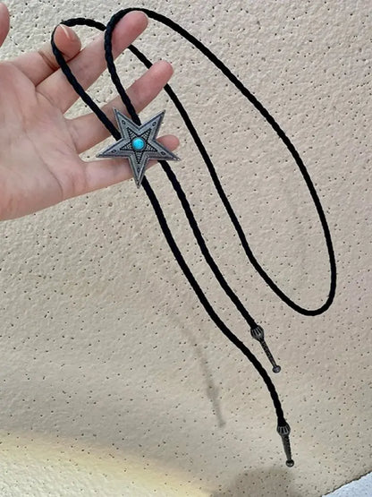 'The Star' Wasteland Punk Big Star Rope Necklace AlielNosirrah