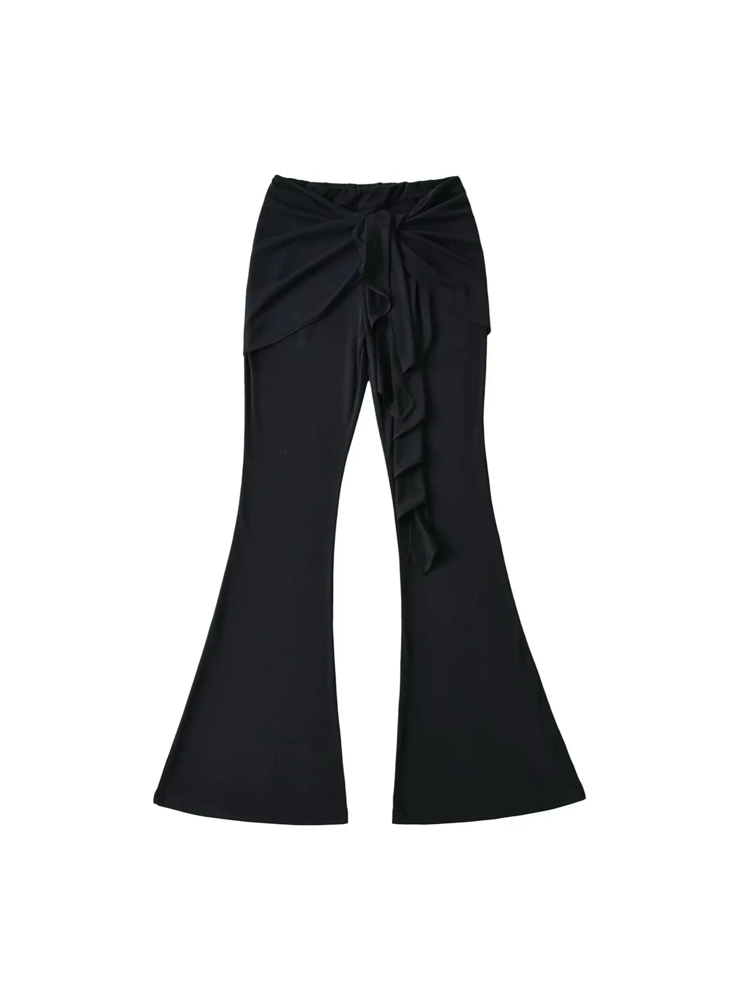 'Venus' Casual Soft Comfy Tie Up Bell Pants AlielNosirrah