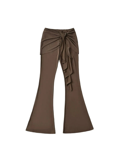 'Venus' Casual Soft Comfy Tie Up Bell Pants AlielNosirrah