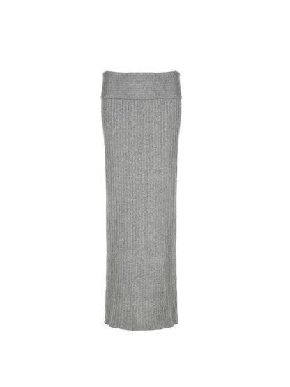 'Warm Threads' Low Waisted Acubi Knitted Midi Dress AlielNosirrah