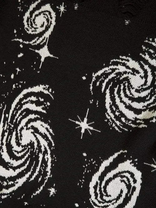 'Whimsy' Dark Galaxy Oversized Unisex Sweater AlielNosirrah