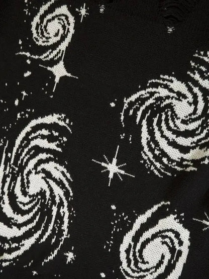 'Whimsy' Dark Galaxy Oversized Unisex Sweater AlielNosirrah